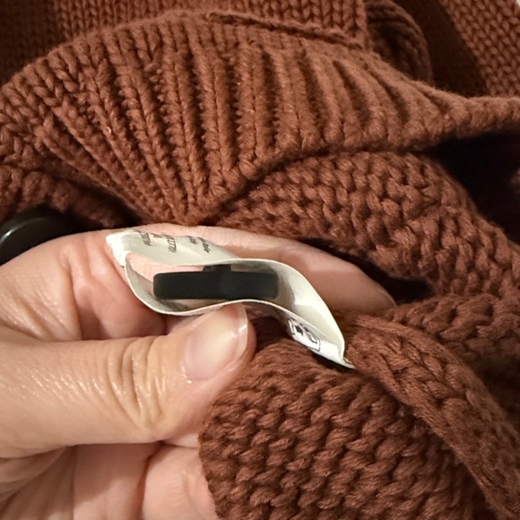 NWOT Sezane Brown Cardigan Sweater - Picture 7 of 8